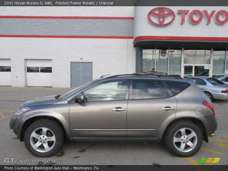 Polished Pewter Metallic / Charcoal 2003 Nissan Murano SL AWD