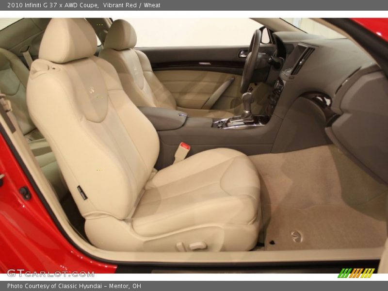  2010 G 37 x AWD Coupe Wheat Interior