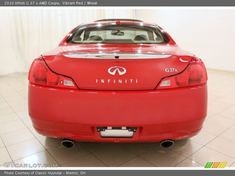Vibrant Red / Wheat 2010 Infiniti G 37 x AWD Coupe