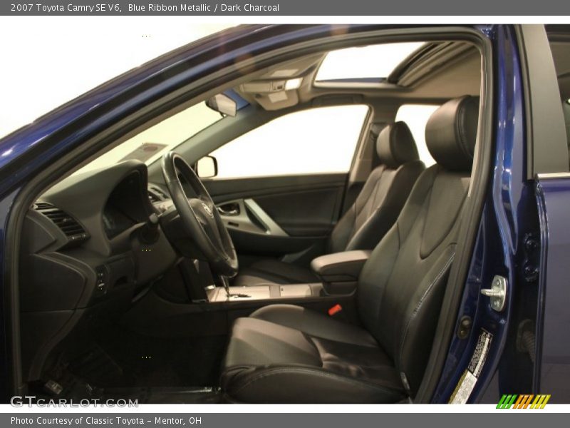 Blue Ribbon Metallic / Dark Charcoal 2007 Toyota Camry SE V6