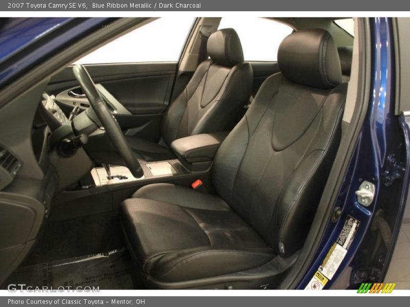 Blue Ribbon Metallic / Dark Charcoal 2007 Toyota Camry SE V6