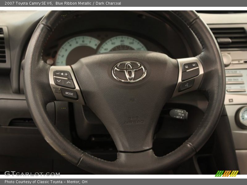 Blue Ribbon Metallic / Dark Charcoal 2007 Toyota Camry SE V6