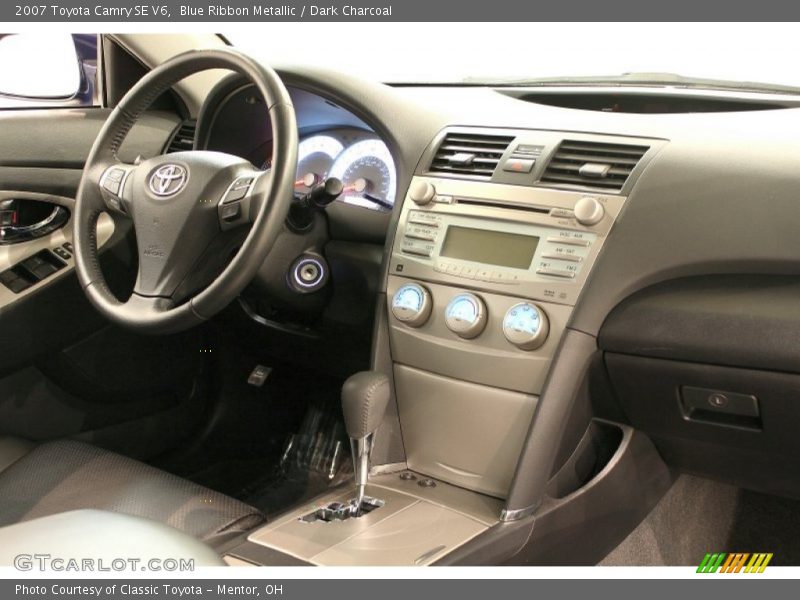 Blue Ribbon Metallic / Dark Charcoal 2007 Toyota Camry SE V6
