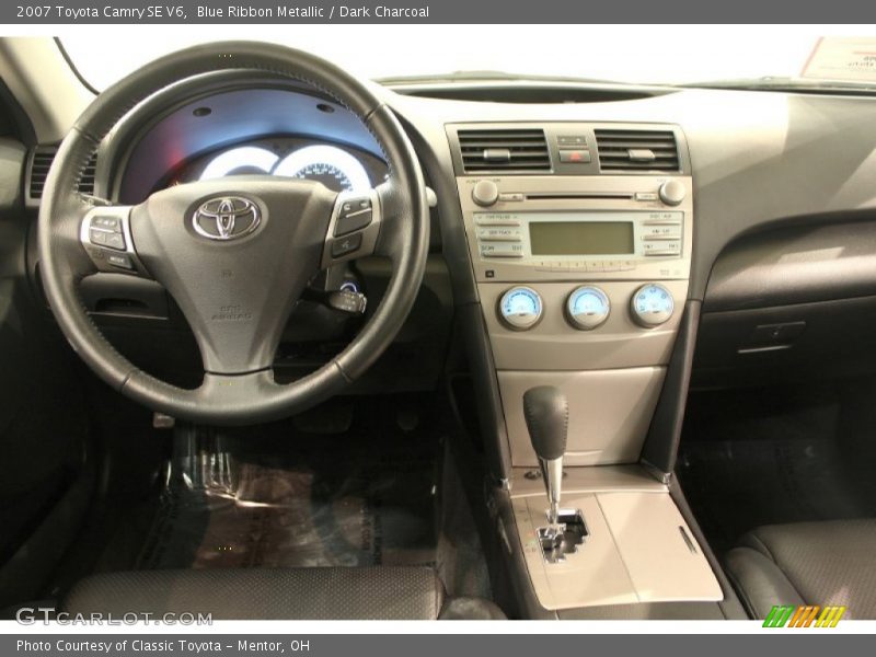 Blue Ribbon Metallic / Dark Charcoal 2007 Toyota Camry SE V6