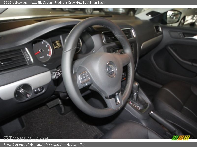 Platinum Gray Metallic / Titan Black 2012 Volkswagen Jetta SEL Sedan