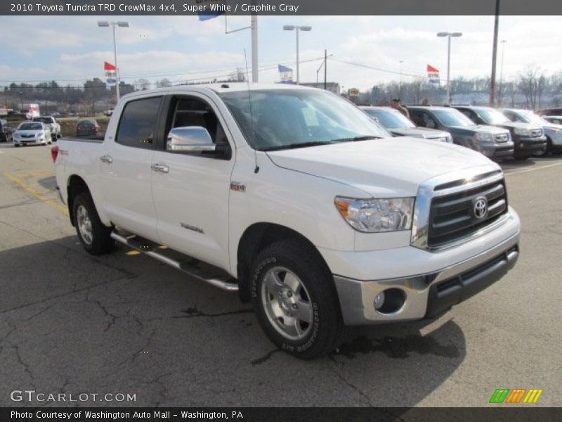 Super White / Graphite Gray 2010 Toyota Tundra TRD CrewMax 4x4