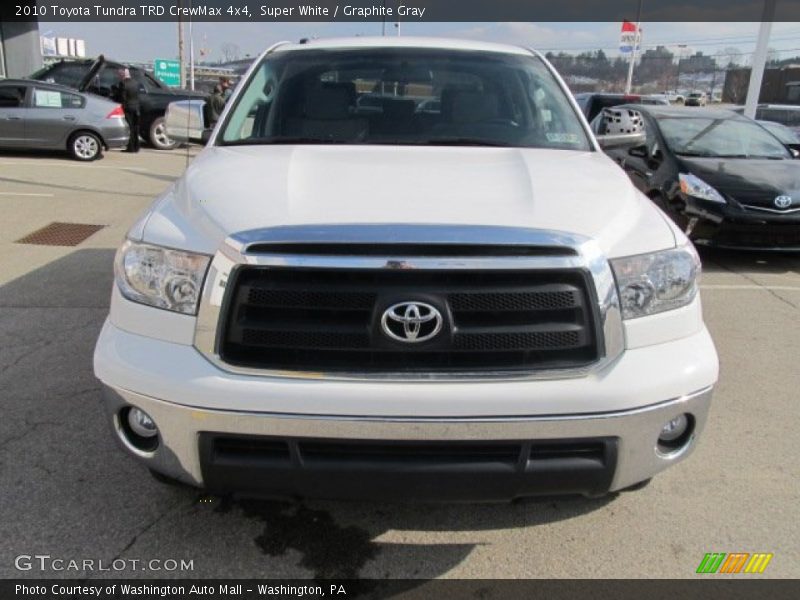 Super White / Graphite Gray 2010 Toyota Tundra TRD CrewMax 4x4