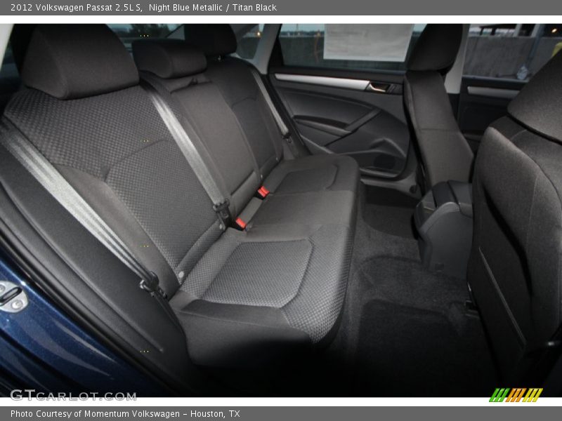 Night Blue Metallic / Titan Black 2012 Volkswagen Passat 2.5L S