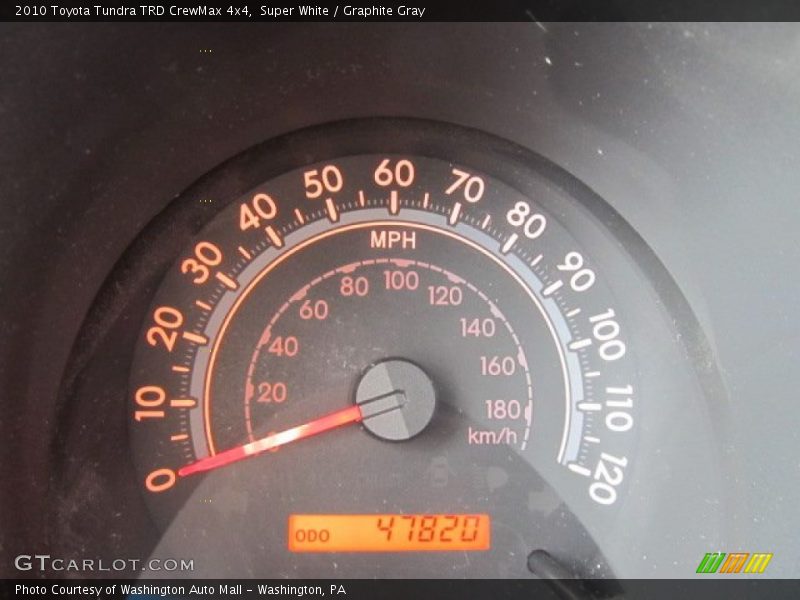 Super White / Graphite Gray 2010 Toyota Tundra TRD CrewMax 4x4