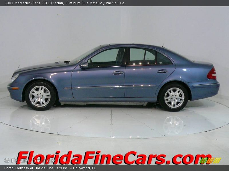 Platinum Blue Metallic / Pacific Blue 2003 Mercedes-Benz E 320 Sedan