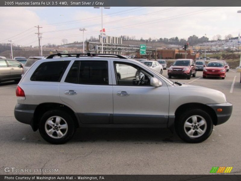 Smart Silver / Gray 2005 Hyundai Santa Fe LX 3.5 4WD