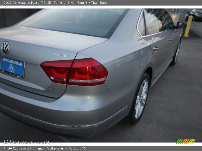 Tungsten Silver Metallic / Titan Black 2012 Volkswagen Passat TDI SE