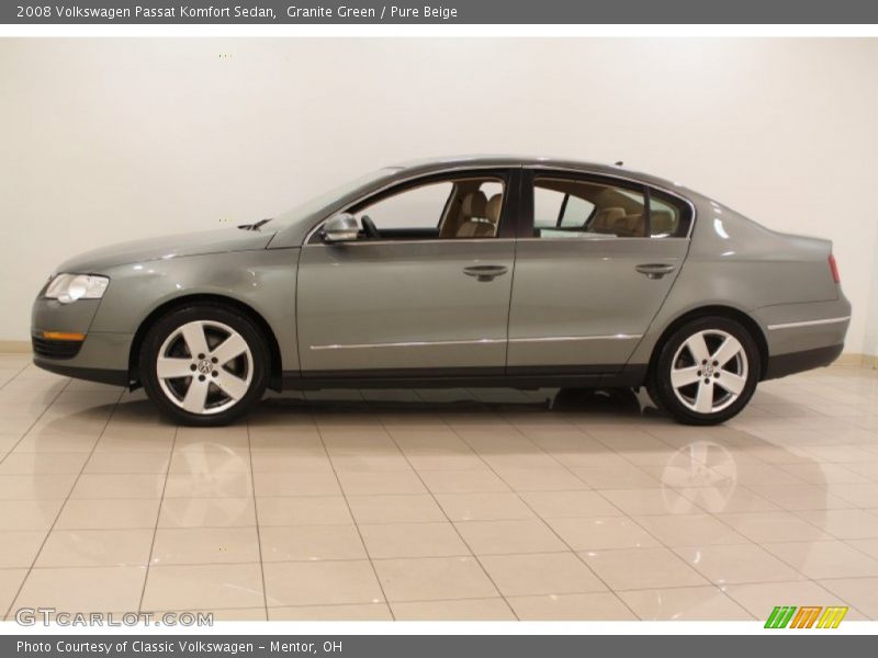 Granite Green / Pure Beige 2008 Volkswagen Passat Komfort Sedan