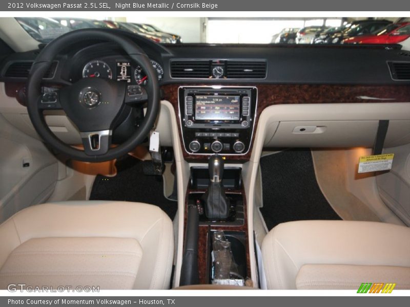 Night Blue Metallic / Cornsilk Beige 2012 Volkswagen Passat 2.5L SEL