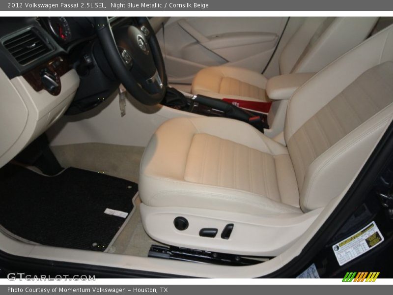 Night Blue Metallic / Cornsilk Beige 2012 Volkswagen Passat 2.5L SEL