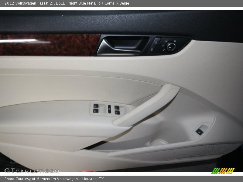 Night Blue Metallic / Cornsilk Beige 2012 Volkswagen Passat 2.5L SEL