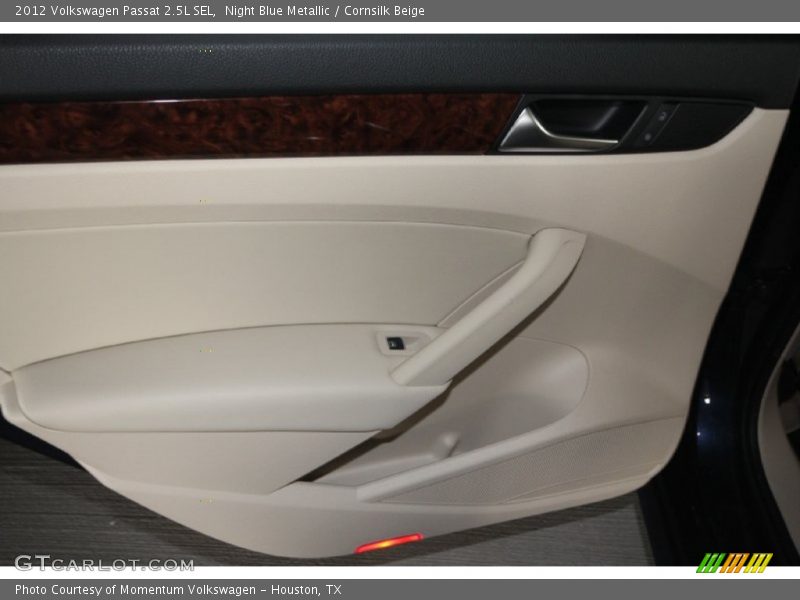 Night Blue Metallic / Cornsilk Beige 2012 Volkswagen Passat 2.5L SEL