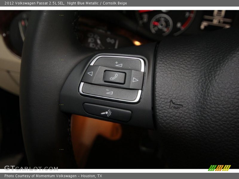 Night Blue Metallic / Cornsilk Beige 2012 Volkswagen Passat 2.5L SEL