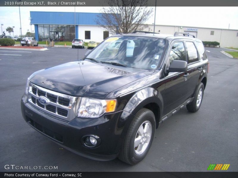 Black / Charcoal Black 2010 Ford Escape XLT