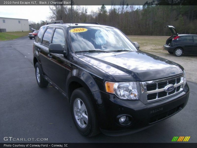 Black / Charcoal Black 2010 Ford Escape XLT
