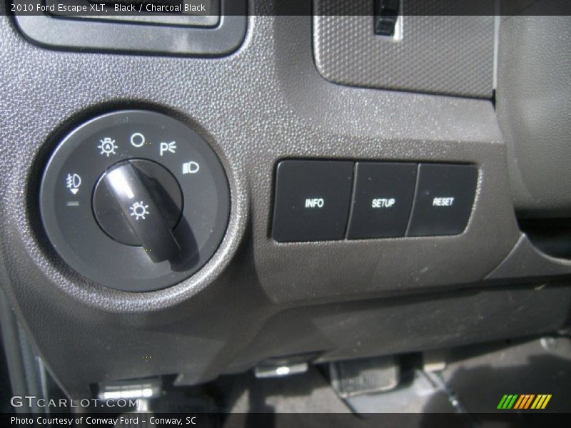 Black / Charcoal Black 2010 Ford Escape XLT