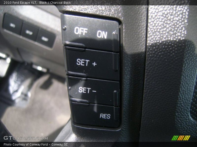 Black / Charcoal Black 2010 Ford Escape XLT