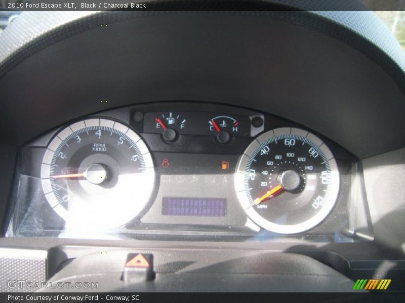 Black / Charcoal Black 2010 Ford Escape XLT
