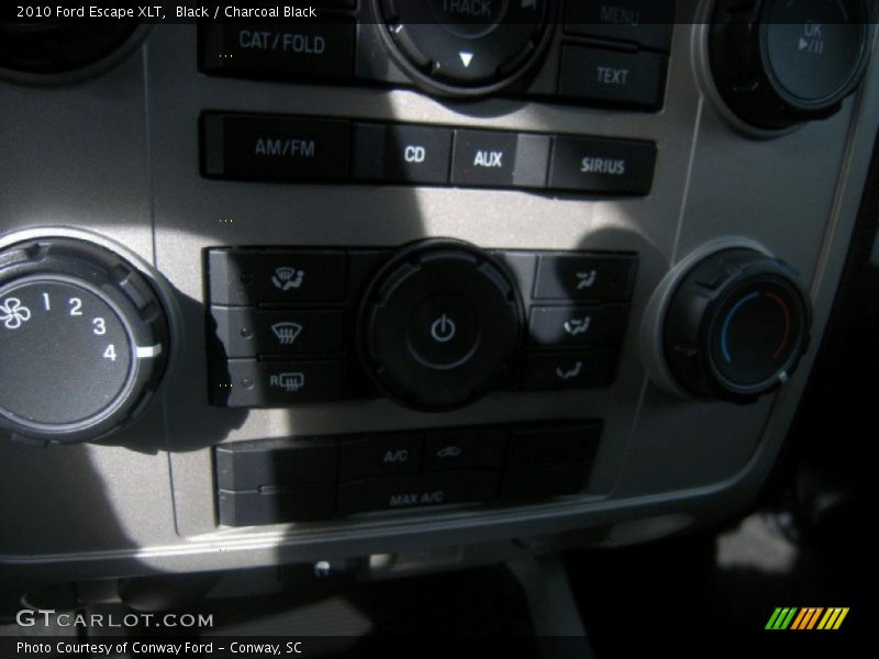 Black / Charcoal Black 2010 Ford Escape XLT