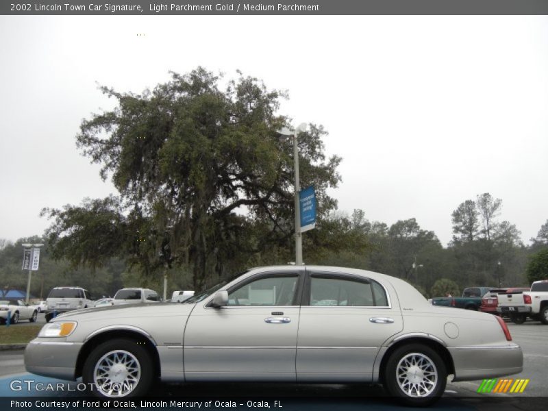 Light Parchment Gold / Medium Parchment 2002 Lincoln Town Car Signature