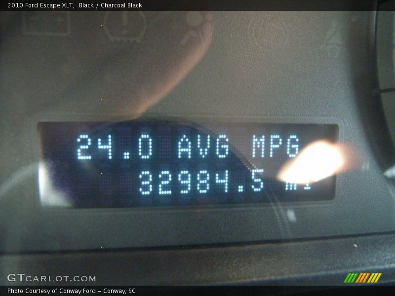 Black / Charcoal Black 2010 Ford Escape XLT