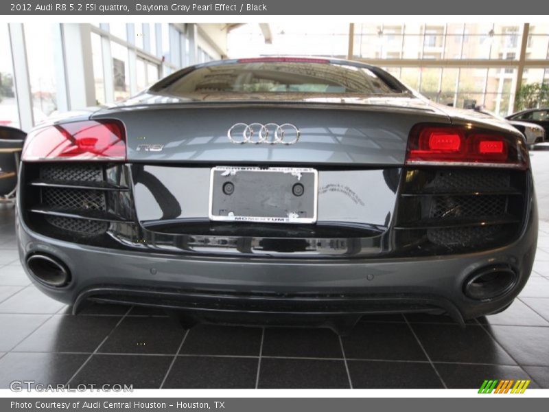 Daytona Gray Pearl Effect / Black 2012 Audi R8 5.2 FSI quattro