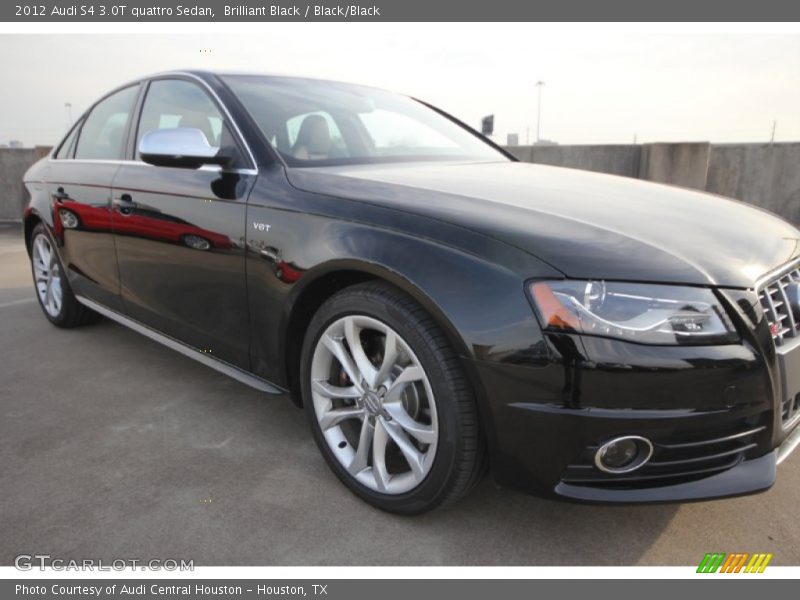 Brilliant Black / Black/Black 2012 Audi S4 3.0T quattro Sedan