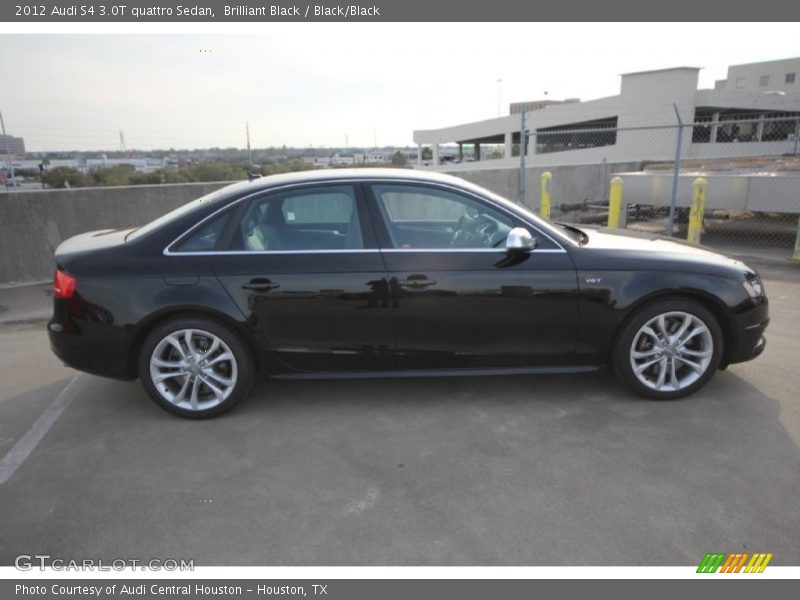 Brilliant Black / Black/Black 2012 Audi S4 3.0T quattro Sedan