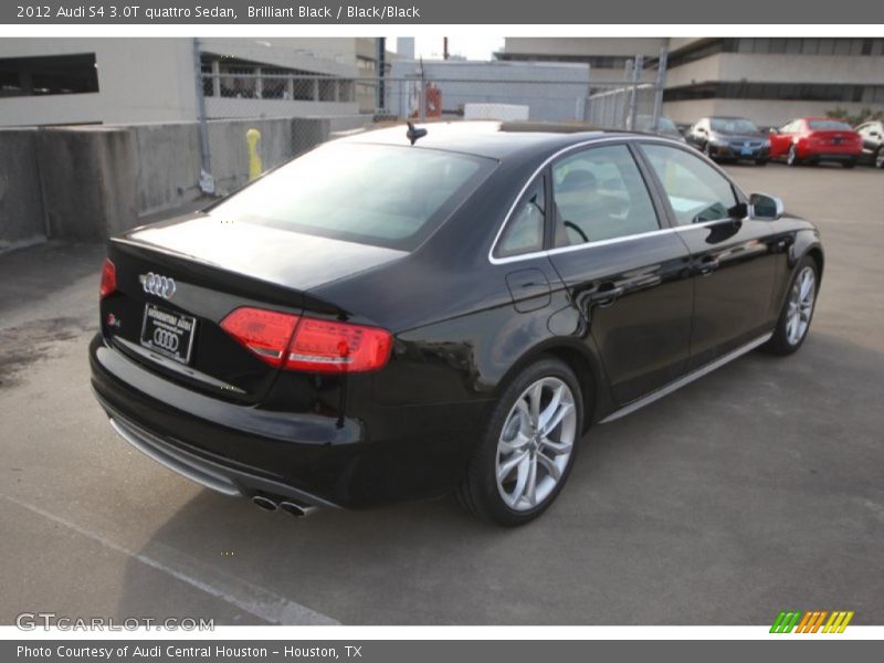 Brilliant Black / Black/Black 2012 Audi S4 3.0T quattro Sedan