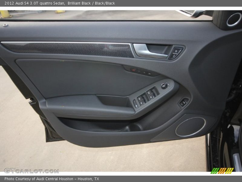 Brilliant Black / Black/Black 2012 Audi S4 3.0T quattro Sedan