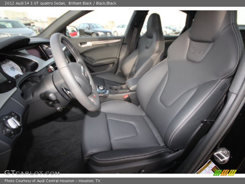 Brilliant Black / Black/Black 2012 Audi S4 3.0T quattro Sedan