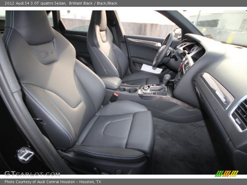 Brilliant Black / Black/Black 2012 Audi S4 3.0T quattro Sedan