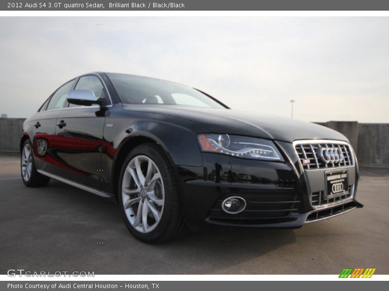 Brilliant Black / Black/Black 2012 Audi S4 3.0T quattro Sedan