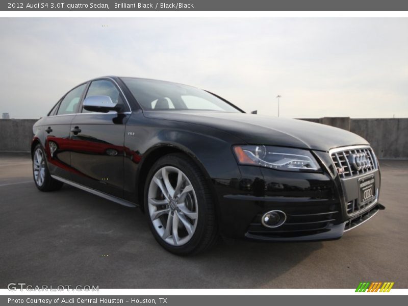 Brilliant Black / Black/Black 2012 Audi S4 3.0T quattro Sedan