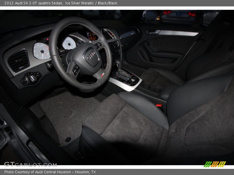 Ice Silver Metallic / Black/Black 2012 Audi S4 3.0T quattro Sedan
