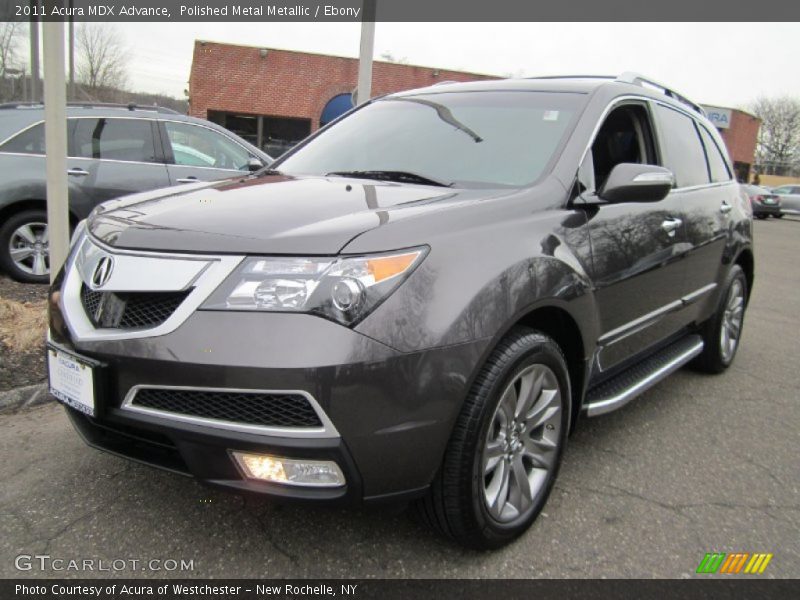 Polished Metal Metallic / Ebony 2011 Acura MDX Advance