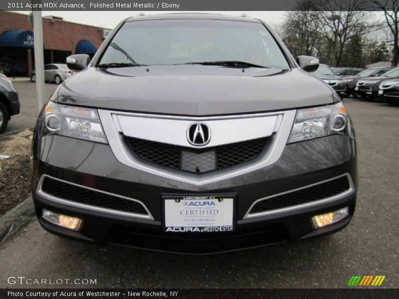 Polished Metal Metallic / Ebony 2011 Acura MDX Advance