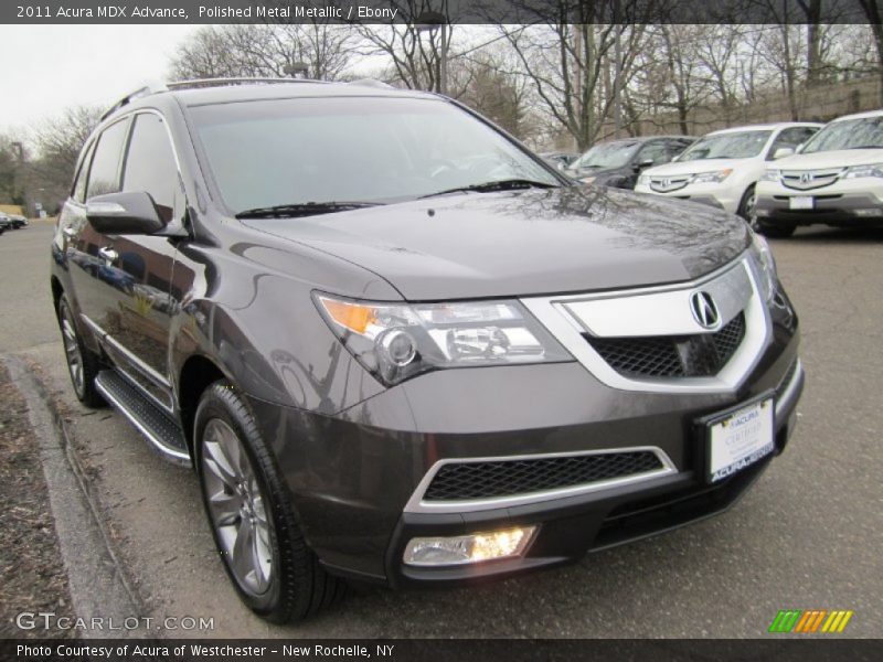 Polished Metal Metallic / Ebony 2011 Acura MDX Advance