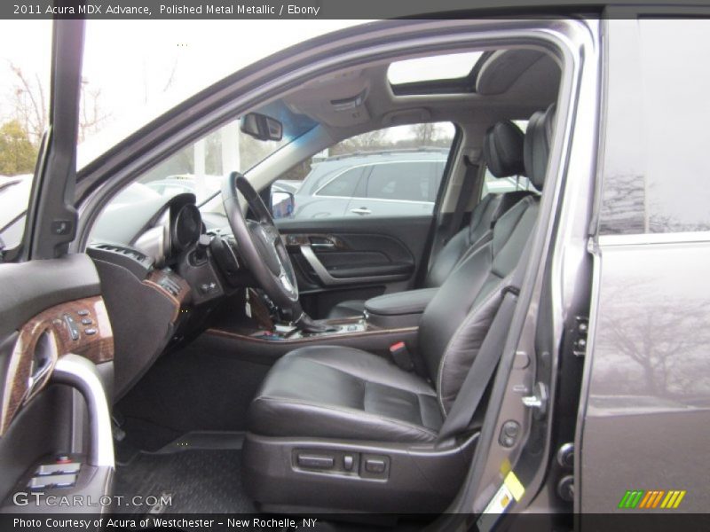 Polished Metal Metallic / Ebony 2011 Acura MDX Advance