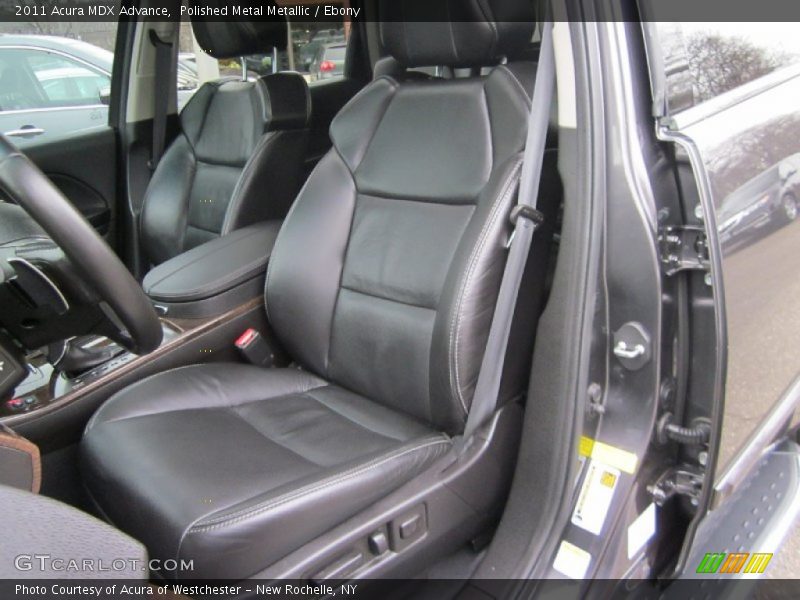 Polished Metal Metallic / Ebony 2011 Acura MDX Advance