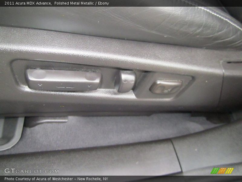 Polished Metal Metallic / Ebony 2011 Acura MDX Advance