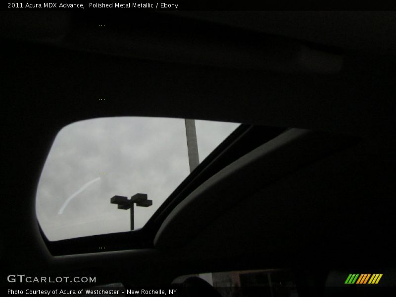 Polished Metal Metallic / Ebony 2011 Acura MDX Advance