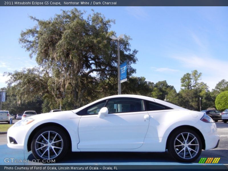 Northstar White / Dark Charcoal 2011 Mitsubishi Eclipse GS Coupe