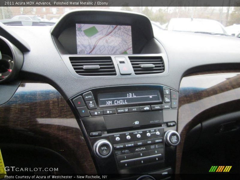 Polished Metal Metallic / Ebony 2011 Acura MDX Advance