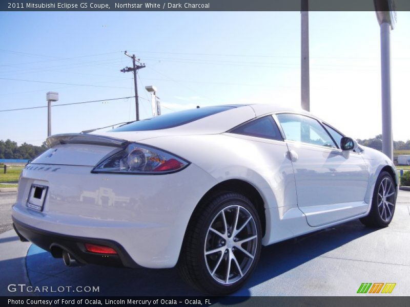 Northstar White / Dark Charcoal 2011 Mitsubishi Eclipse GS Coupe